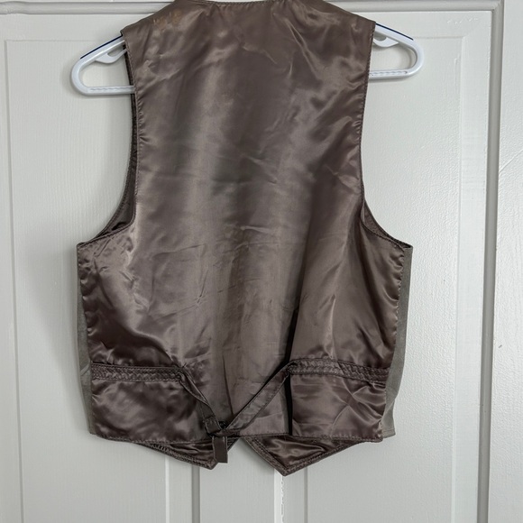 Vintage‎ Bermans Brown Suede Vest for Men - Picture 6 of 6